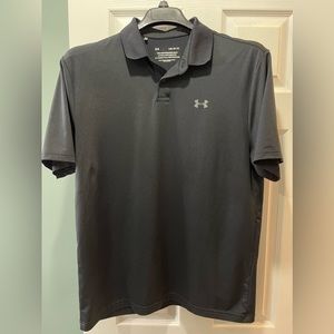 Under Armour The Performance Polo Men’s Large Short Sleeve Pullover Black